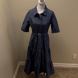 Calvin Klein Dark Blue Midi Dress